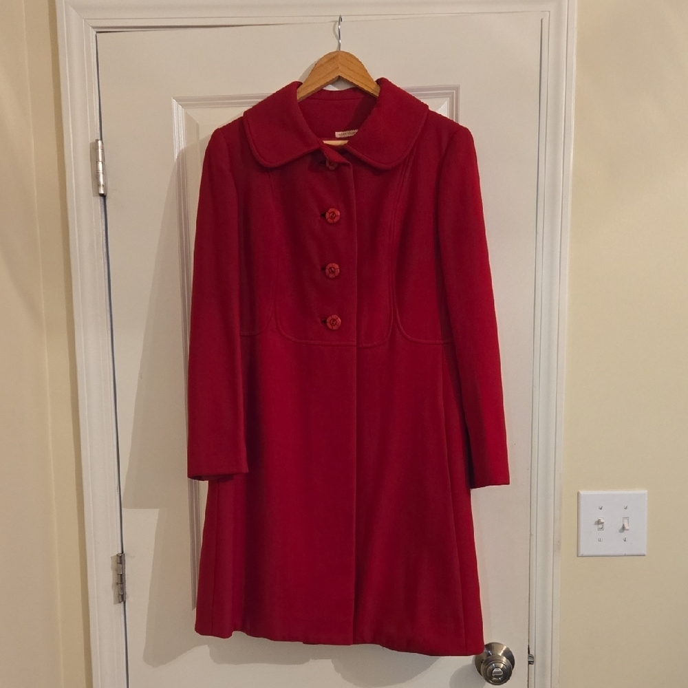 Shagmoor Vibrant Red Coat